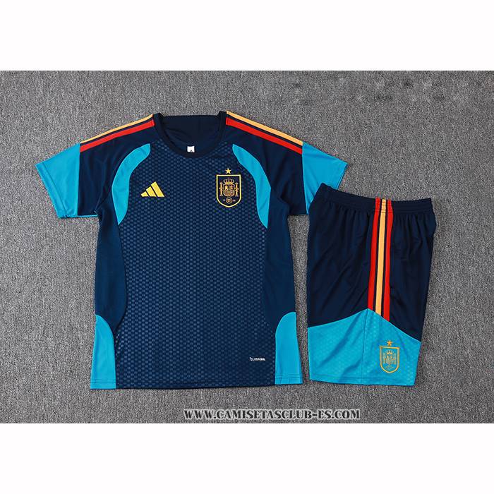 Chandal del Espana 26-27 Manga Corta Azul - Pantalon Corto
